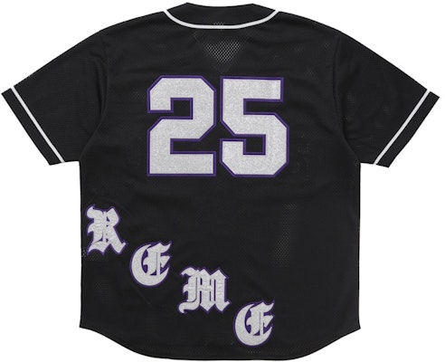 Supreme 老英文字母棒球衫 黑色 Order Supreme 老英文字母棒球衫 黑色