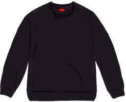 Supreme Old English Collar Logo L/S Top Black Supreme Old English Collar Logo L/S Top Black