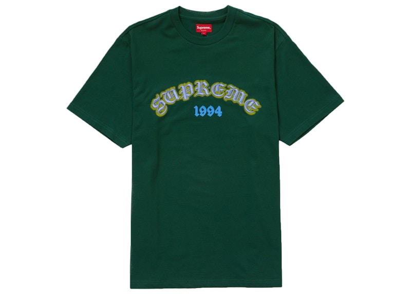 Buy Supreme Old English Glow S/S Top 'Hijau Gelap'