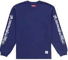 Supreme Old English L/S Top Blue Supreme Old English L/S Top Blue