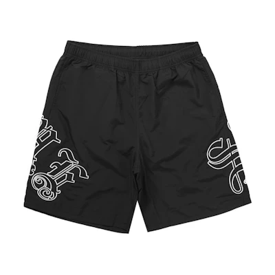 Supreme Old English Nylon Short Black