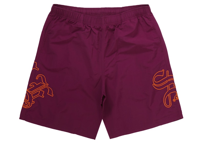 Supreme Old English Nylon Short Plum