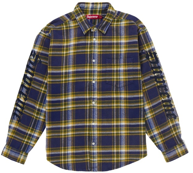 supreme-old-english-plaid-flannel-shirt-blue