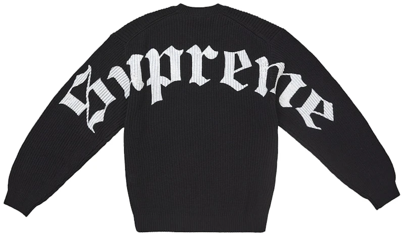supreme-old-english-printed-sweater-black