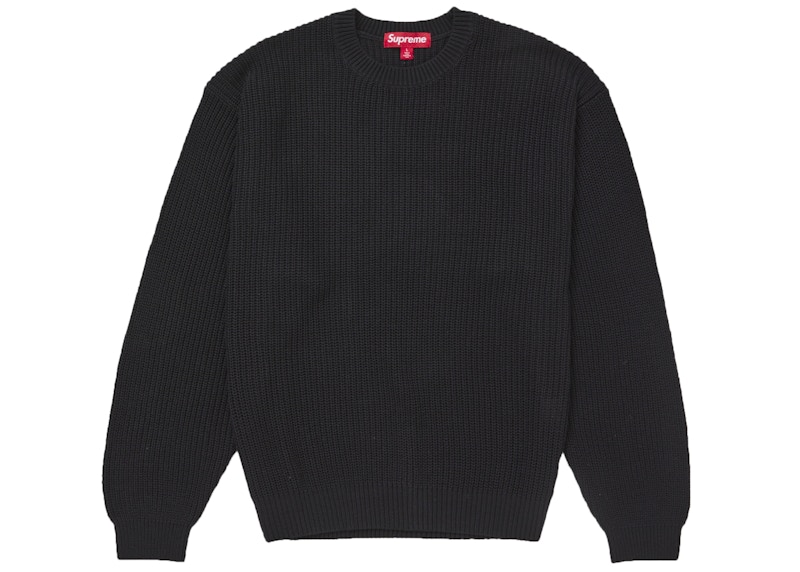 Order 슈프림 올드 잉글리시 프린트 스웨터 블랙