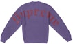 Buy Supreme Old English Printed Sweater Purple