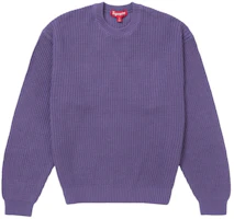 Order Supreme Old English 紫色印花毛衣