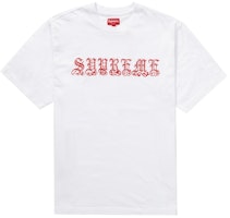 Supreme Atasan Putih Old English Rhinestone S/S Buy Supreme Atasan Putih Old English Rhinestone S/S