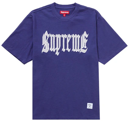 Supreme Old English Camiseta S/S (SS24) Azul Lavado Buy Supreme Old English Camiseta S/S (SS24) Azul Lavado