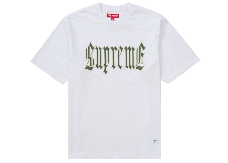 Supreme Old English S/S Top (SS24) White