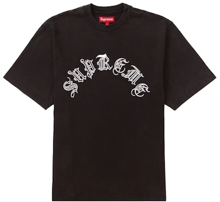 Supreme Old English Camiseta Negra Manga Corta Buy Supreme Old English Camiseta Negra Manga Corta