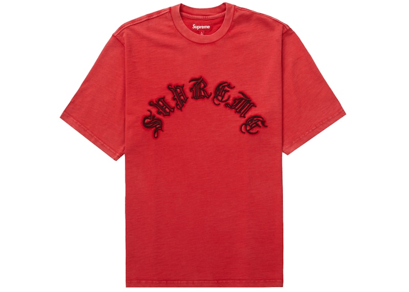 Supreme Old English S/S Top Red