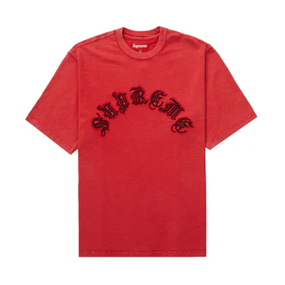 Supreme Old English S/S Top Red