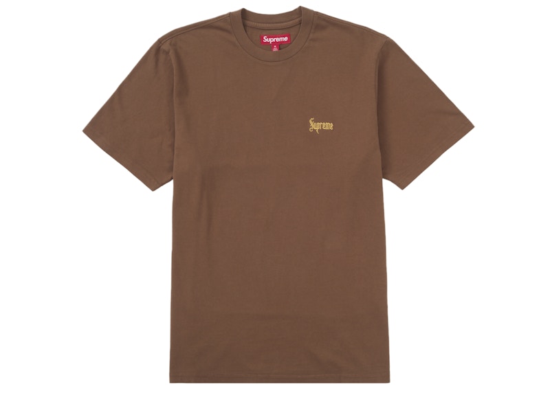 Supreme Old English Tee Brown