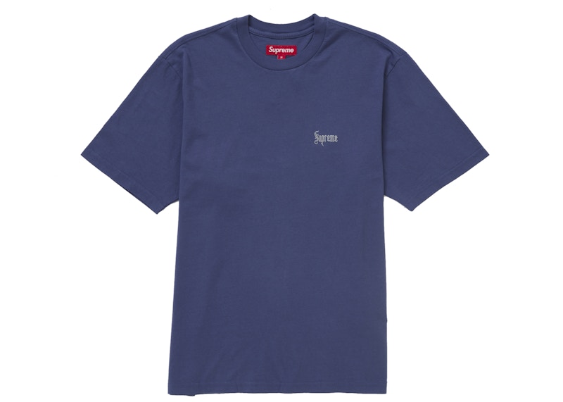 Supreme Old English Tee Dark Royal