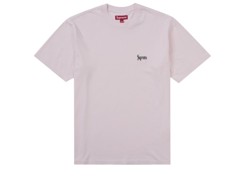 Supreme Old English Tee Light Pink