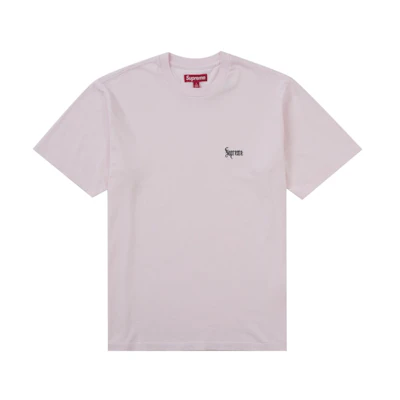 Supreme Old English Tee Light Pink