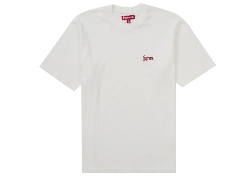 Supreme Old English Tee White