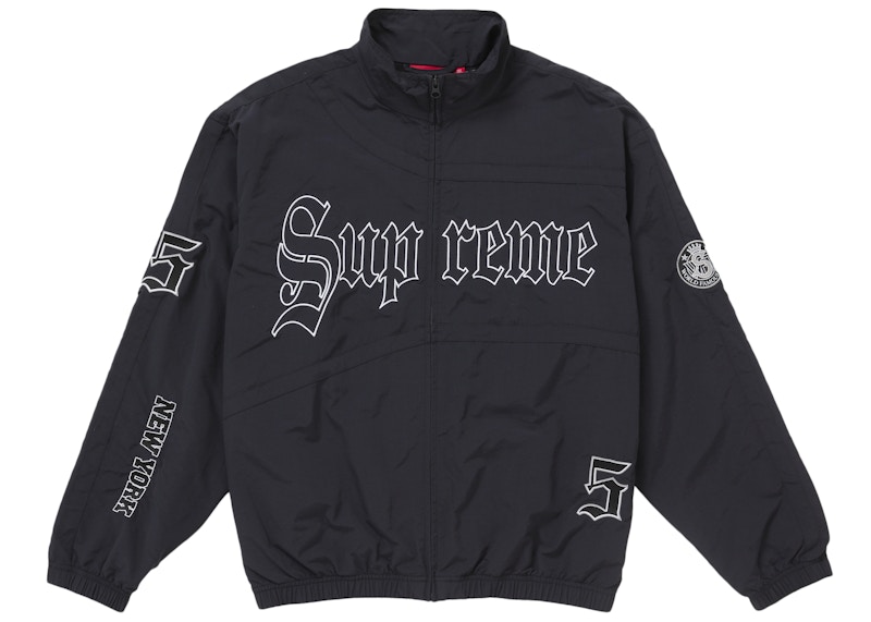 Supreme Old English Track Jacket Black