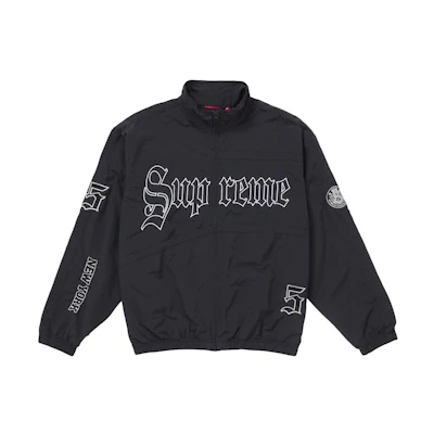 Supreme Old English Track Jacket Black