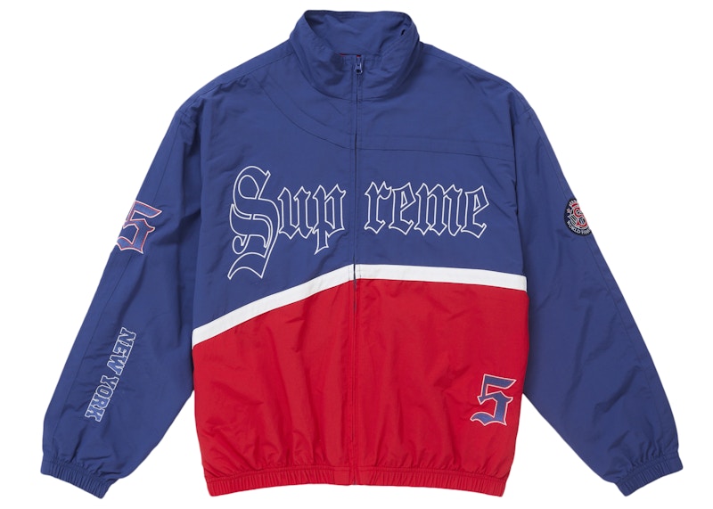 Supreme Old English Track Jacket Light Navy