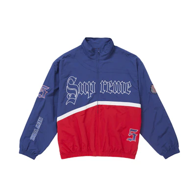 Supreme Old English Track Jacket Light Navy