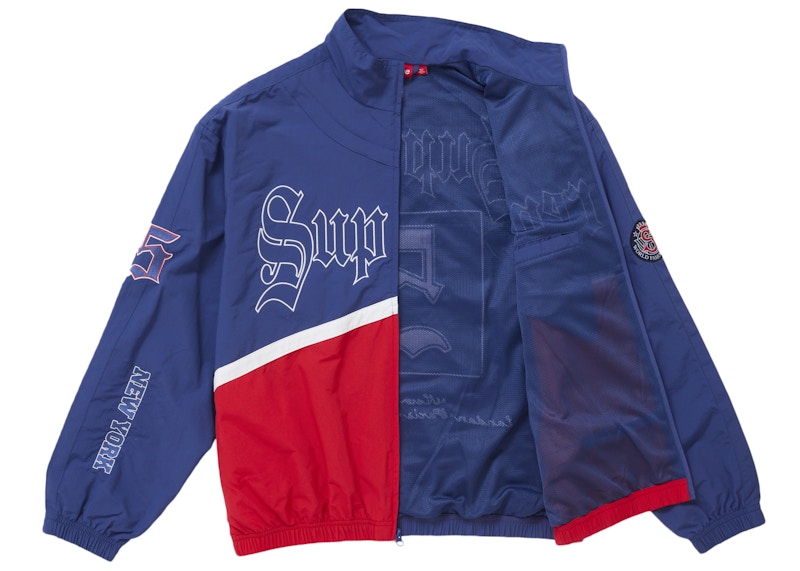Supreme Old English Track Jacket Light Navy 圖 2