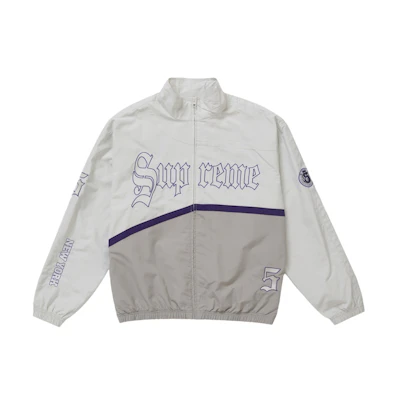 Supreme Old English Track Jacket White