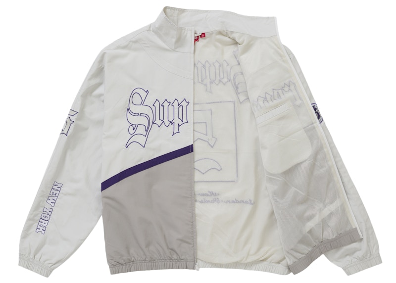 Order Supreme Old English Jaket Trek Putih