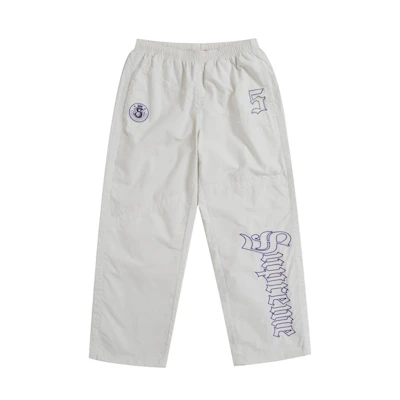 Supreme Old English Track Pant White