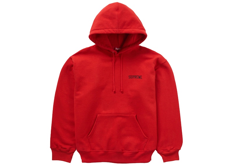 Supreme On God Hooded Sweatshirt Burnt Red 圖 2