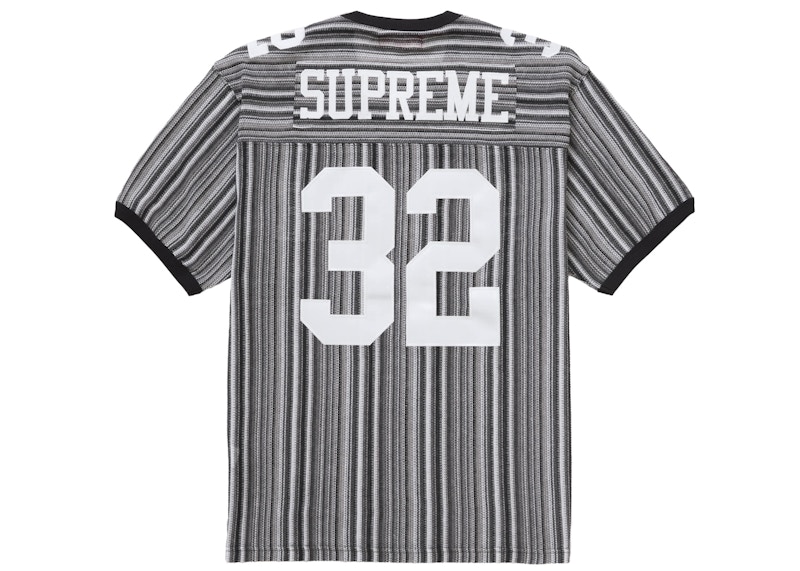 Order 슈프림 오픈 니트 풋볼 탑 블랙