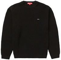 Supreme Open Knit Small Box Sweater 'Black' Supreme Open Knit Small Box Sweater 'Black'