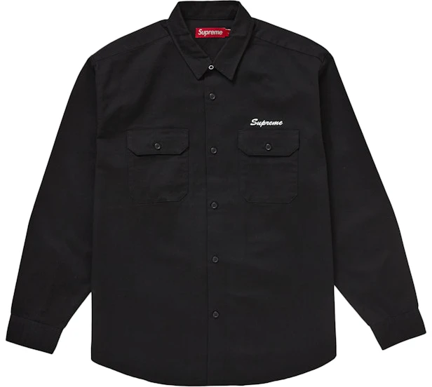 supreme-our-lady-work-shirt-black