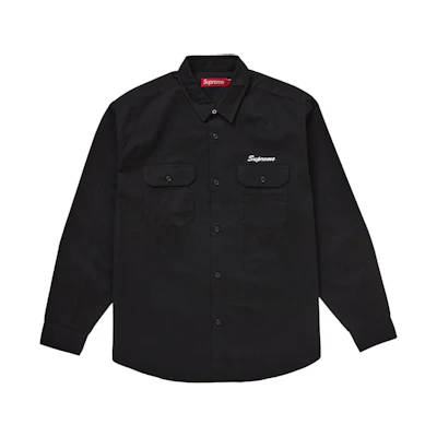 Supreme Our Lady Work Shirt Black