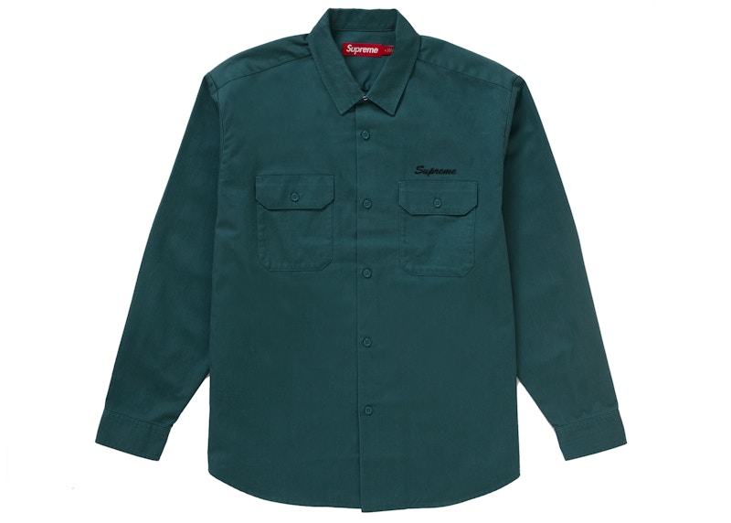 Supreme Our Lady Work Shirt Dusty Teal