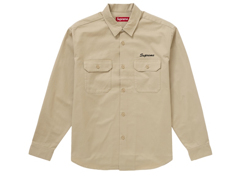 Supreme Our Lady Work Shirt Khaki