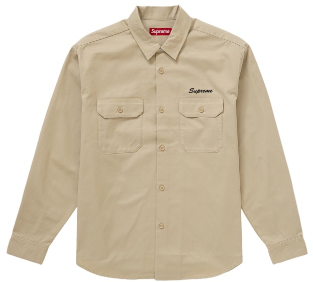 supreme-our-lady-work-shirt-khaki