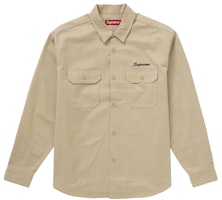 Supreme Our Lady Work Shirt Khaki Supreme Our Lady Work Shirt Khaki
