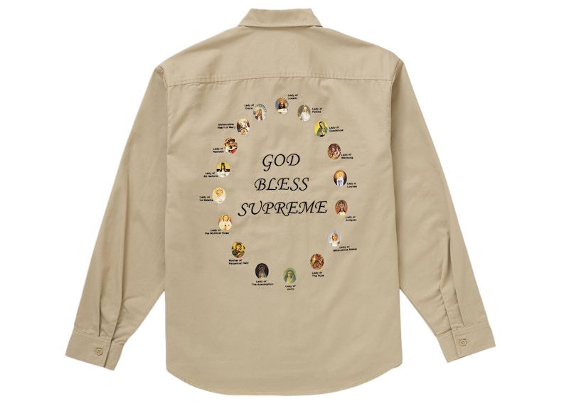 Order シュプリーム アワーレディ ワークシャツ カーキ