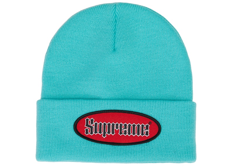 Buy Supreme 橢圓徽章毛帽 (SS22) 綠松石色