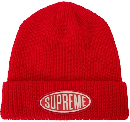 Beanie Patch Oval Merah Supreme Buy Beanie Patch Oval Merah Supreme
