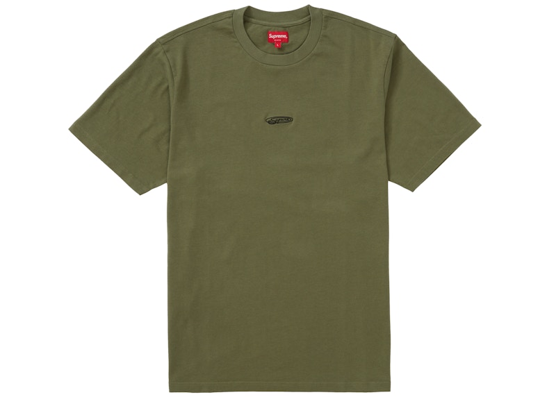 Buy Supreme Oval Camiseta Manga Corta Oliva