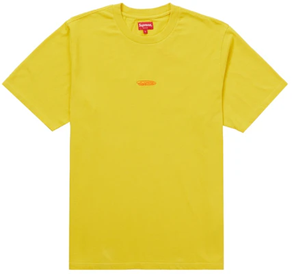 Supreme 椭圆标志短袖上衣 黄色 Buy Supreme 椭圆标志短袖上衣 黄色
