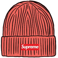 Supreme Overdyed Beanie Coral Supreme Overdyed Beanie Coral