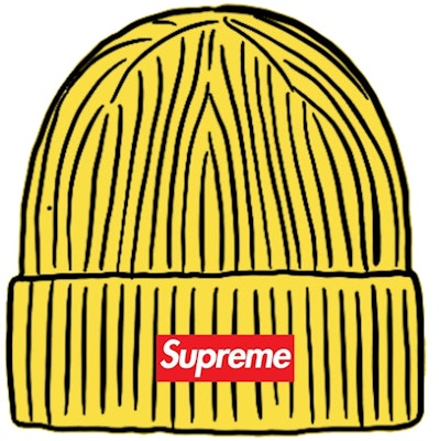 Gorro Supreme Overdyed Amarillo Buy Gorro Supreme Overdyed Amarillo