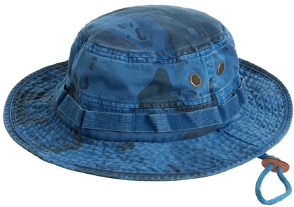 Supreme Sombrero Camo Teñido Azul Boonie Buy Supreme Sombrero Camo Teñido Azul Boonie