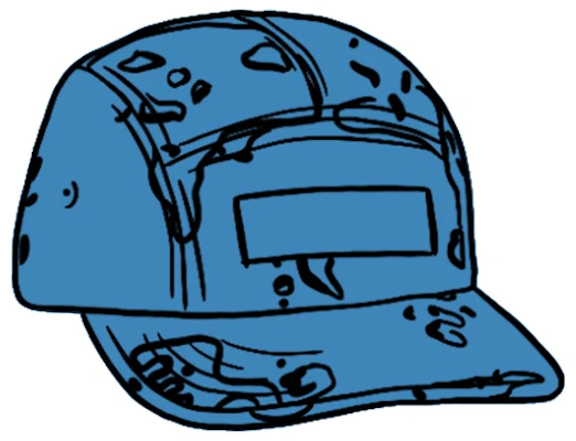 Supreme 过度染色迷彩营地帽 蓝色 Buy Supreme 过度染色迷彩营地帽 蓝色