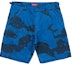 Buy Supreme Overdyed Camo Cargo Short Blue