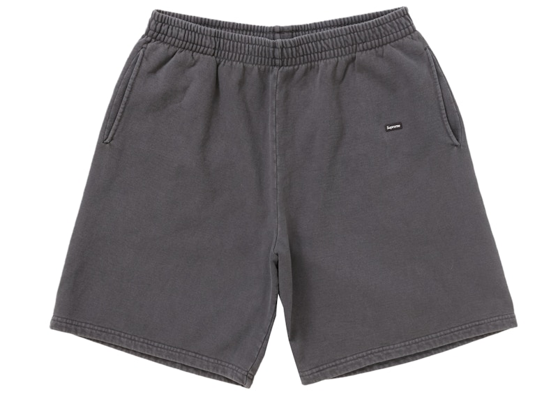 Supreme Overdyed Small Box Sweatshort Charcoal